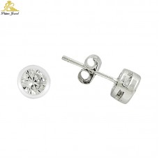 Gümüş Küpe  (Swarovski )